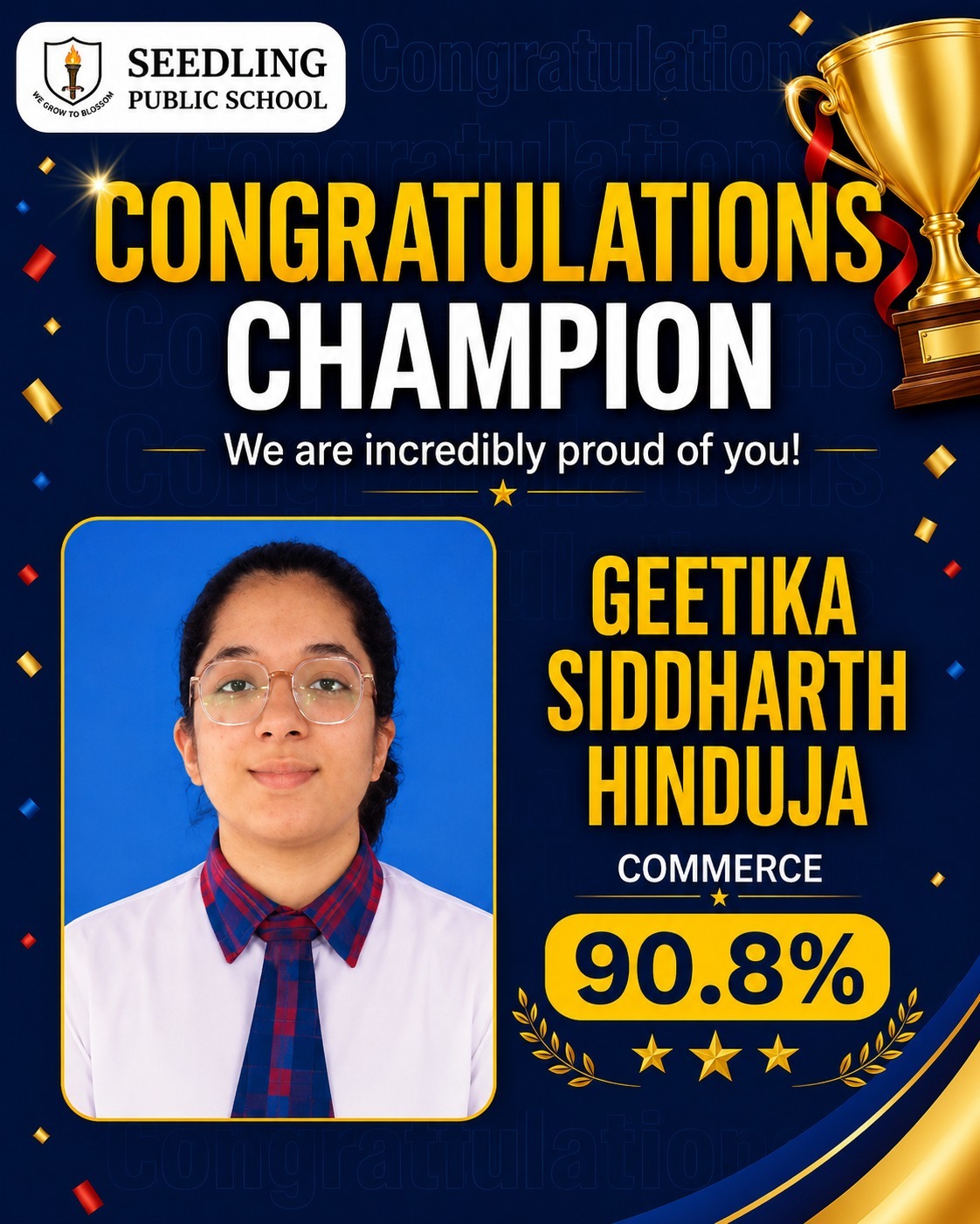 Seedling Topper Geetika Lal