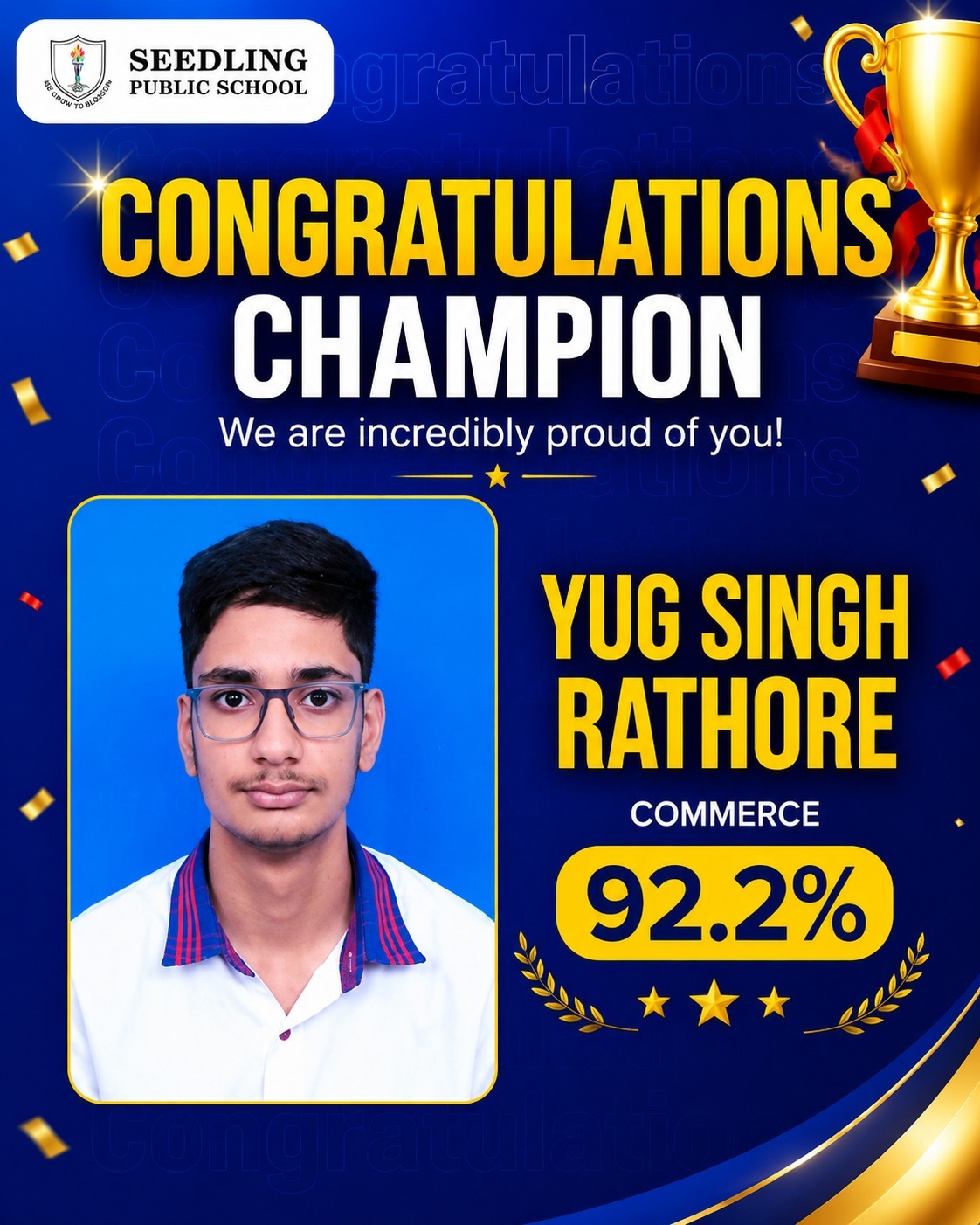 Seedling Topper Yug Sharma